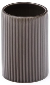 Ciemnobrązowy ceramiczny kubek na szczoteczki do zębów Selime – Kave Home