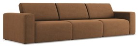 Brązowa sofa modułowa 314 cm Kalea – Makamii