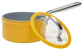 Garnek aluminiowy z pokrywką/z nieprzywierającą powierzchnią odpowiedni na indukcję 1,3 l Meda 3.0 – FABINI