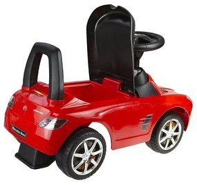 Jeździk mercedes-benz z kierownicą czerwony