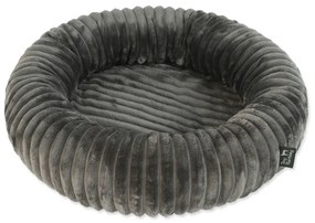 Ciemnoszare legowisko dla psów ø 50 cm Dog Fantasy Stripe – Plaček Pet Products