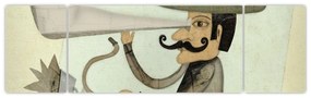 Obraz - Astronom na rowerze (170x50 cm)