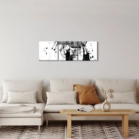 Obraz - Pokaz mody (z zegarem) (90x30 cm)