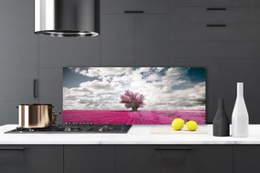 Panel nad blat kuchenny Samotne Drzewo W Polu