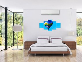 Obraz - Balon na gorące powietrze (125x70 cm)