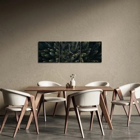 Obraz - Las (z zegarem) (90x30 cm)
