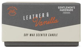 Zapachowa sojowa świeca czas palenia 40 h Leather &amp; Vanilla – Gentlemen's Hardware