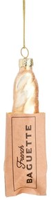 Szklana ozdoba świąteczna wykonana ręcznie 11 cm Baguette – Sass &amp; Belle
