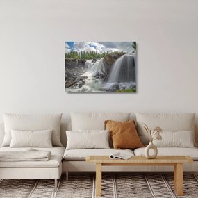 Obraz na szkle - wodospady (70x50 cm)