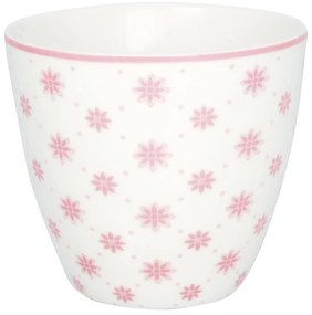 Różowa porcelanowa filiżanka Green Gate Laurie, 300 ml