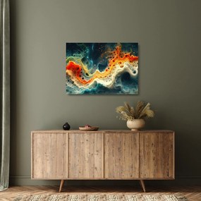 Obraz na szkle - Nowoczesna abstrakcja (70x50 cm)