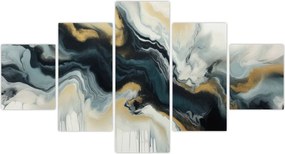 Obraz - Rysunek marmurkowy (125x70 cm)