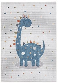 Niebiesko-jasnoszary dywan dziecięcy 120x170 cm Vida Kids Dinosaur – Think Rugs