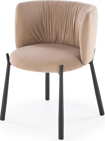 Krzesło do jadalni z kubełkowym oparciem K531 Halmar