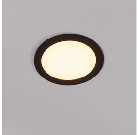 Eglo 31744 - LED ściemnialna lampa łazienkowa FUEVA-Z 10,5W/230V IP44 czarna