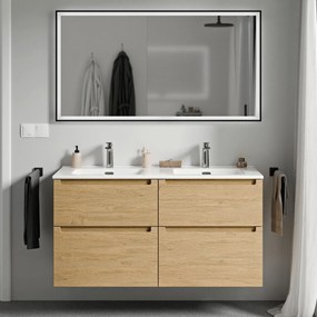 Badmöbel Set VIREO 120 cm mit Doppelwaschbecken