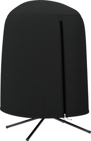 Outsunny Pokrowiec ochronny na fotel wiszący, wodoszczelny, pyłoszczelny, poliester, Ø128 x 190 cm, Czarny