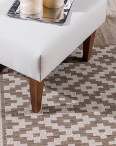 Dywan Modern Rhombs mink/beige 120x170cm