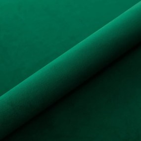 Łóżko kontynentalne SALIMA 160x200 zielone velvet z pojemnikiem LAVERTO