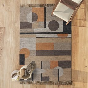Dywan tkany ręcznie z bawełny z recyklingu odpowiedni do prania 120x170 cm Chandia – Universal