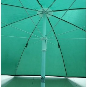 Happy Green Parasol słoneczny ze ścianą boczną, śr. 230 cm