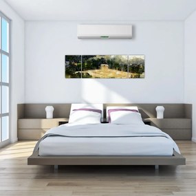 Obraz - Świątynia Zeusa, Ateny, Grecja (170x50 cm)