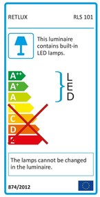 LED Retlux RLS 101 taśma ze złączem USB zimna biała, 2 x 50 cm