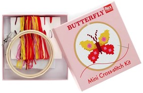 Zestaw kreatywny Cross-stitch Kit Butterfly – Rex London