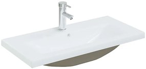 Ceramiczna umywalka wpuszczana w blat z baterią - Jowka 5X