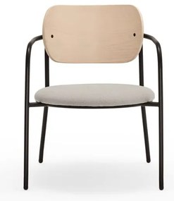 Jasnoszary fotel w dekorze jesionu Eclipse – Teulat