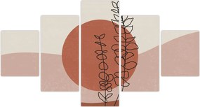 Obraz - Boho leaves N⁰1 (125x70 cm)