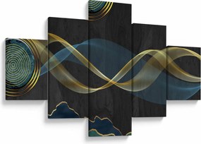 Obraz - Abstrakcja (125x70 cm)