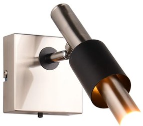 Lampa punktowa LED w czarno-srebrnym kolorze 20,5x10 cm Ikaris – Trio Select