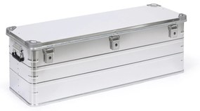 Aluminiowa skrzynka, 163 L, 1176 x 385 x 412 mm
