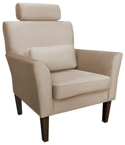 Fotel PIRO MG VELVET szary ATOS