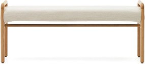 Kremowo-naturalna ławka Macaret – Kave Home