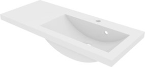 copy of Umywalka wpuszczana w blat z konglomeratu WAVE 90 cm Prawa