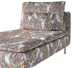 Pokrowiec na fotel Tomelilla wysoki z zakładkami