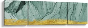 Obraz - Emerald Mountains N⁰1 (170x50 cm)