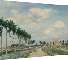 Obraz - Johan Barthold Jongkind, The Towpath, reprodukcje (70x50 cm)