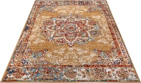 Dywan klasyczny Luxor Rozeta złoty 57 cm x 90 cm