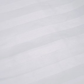 PrzytulneMieszkanie.pl PrzytulneMieszkanie.pl Pościel hotelowa ATLAS GRÁDL STANDARD biała - prążek 2cm czesana bawełna