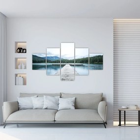 Obraz - Patrząc z molo (125x70 cm)