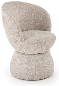 Nowoczesne beżowe krzesło obrotowe P3-K57