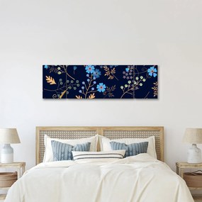 Obraz - Jesienne kwiaty (170x50 cm)