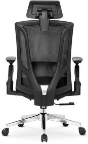 Fotel Biurowy Ergonomiczny Obrotowy WILLY Czarny Nowoczesny