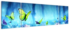 Obraz - Mistyczna leśna polana (170x50 cm)