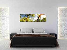 Obraz wiosennej łąki (170x50 cm)