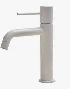 Orveta Bateria Umywalkowa Z Mosiądzu Biała & ↑20 Cm - Sklum