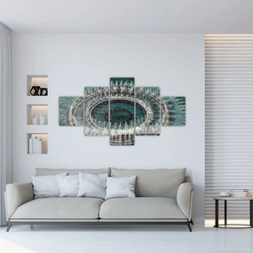 Obraz fontanny (125x70 cm)
